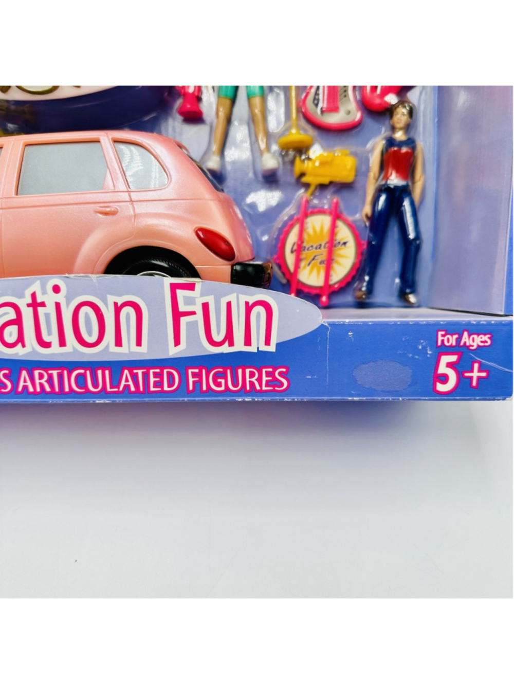 VTG Just Kidz Vacation Fun w/ Articulated Figures Play Set Kmart New Old Stock - Picture 8 of 13